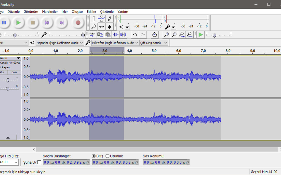 quick key commands for audacity on mac